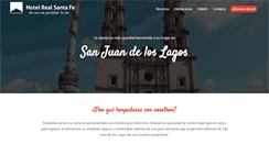 Desktop Screenshot of hotelrealsantafe.com.mx